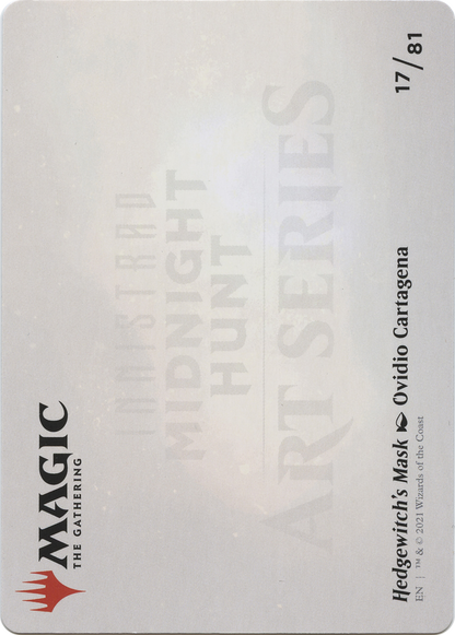 Hedgewitch's Mask // Hedgewitch's Mask (AMID-017) (Borderless) [Midnight Hunt Art Series] Foil
