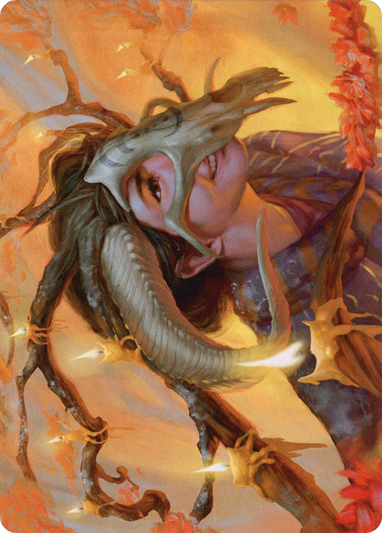 Hedgewitch's Mask // Hedgewitch's Mask (AMID-017) (Borderless) [Midnight Hunt Art Series] Foil