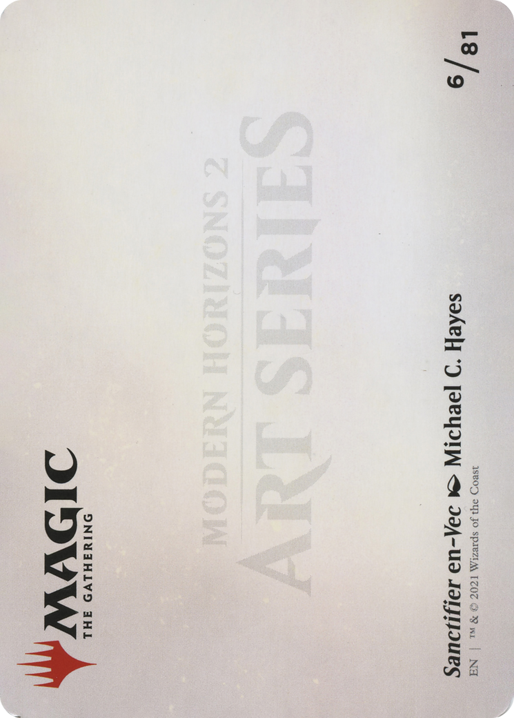 Sanctifier en-Vec // Sanctifier en-Vec (AMH2-006) (Borderless) [Modern Horizons 2 Art Series] Foil