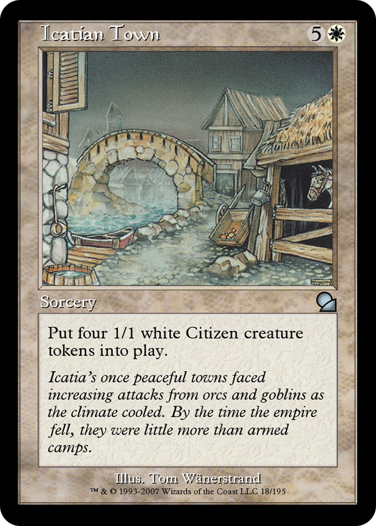 Icatian Town (ME1-018) [Masters Edition] Foil