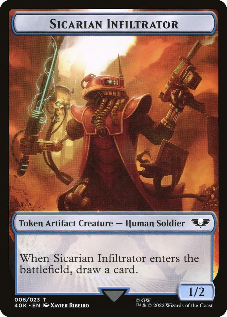 Sicarian Infiltrator (T40K-008) [Warhammer 40,000 Tokens]
