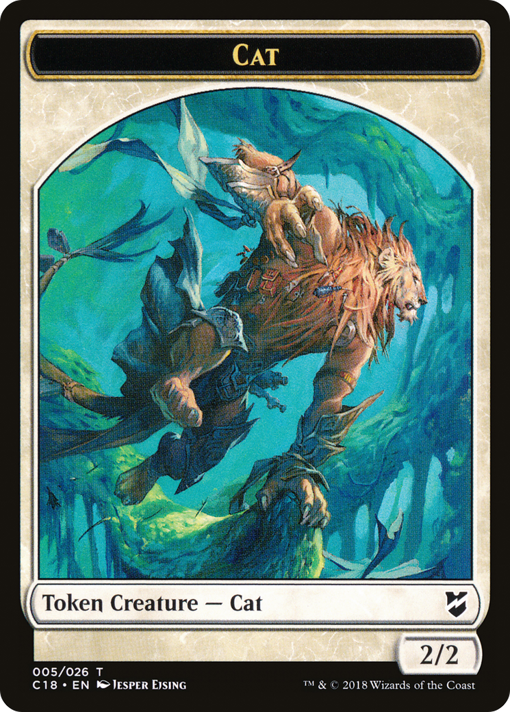 Cat (TC18-005) [Commander 2018 Tokens]