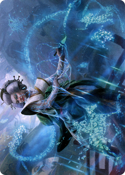 Bearer of Memory // Bearer of Memory (ANEO-001) (Borderless) [Neon Dynasty Art Series] Foil