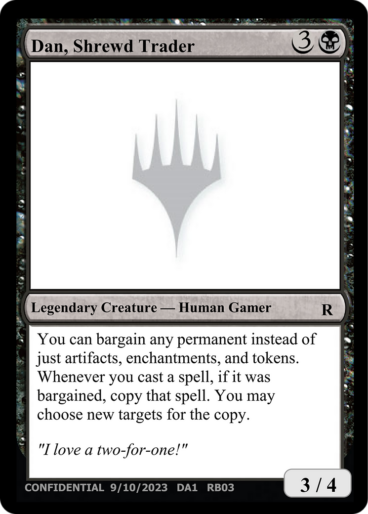 Dan, Shrewd Trader (UNK-RB03B) [Unknown Event]