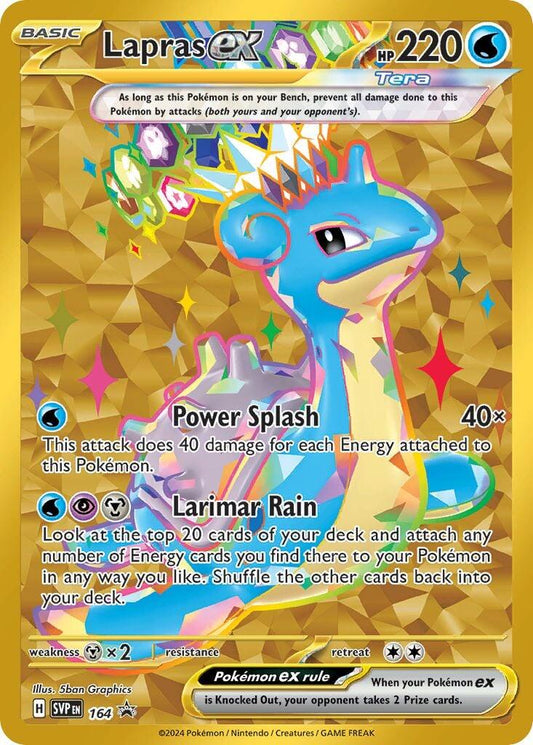 Lapras ex (164) [Écarlate et Violet : Promos Black Star]