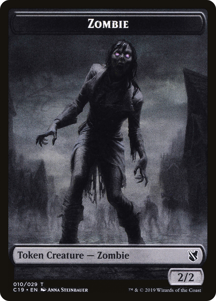 Zombie (TC19-010) [Commander 2019 Tokens]