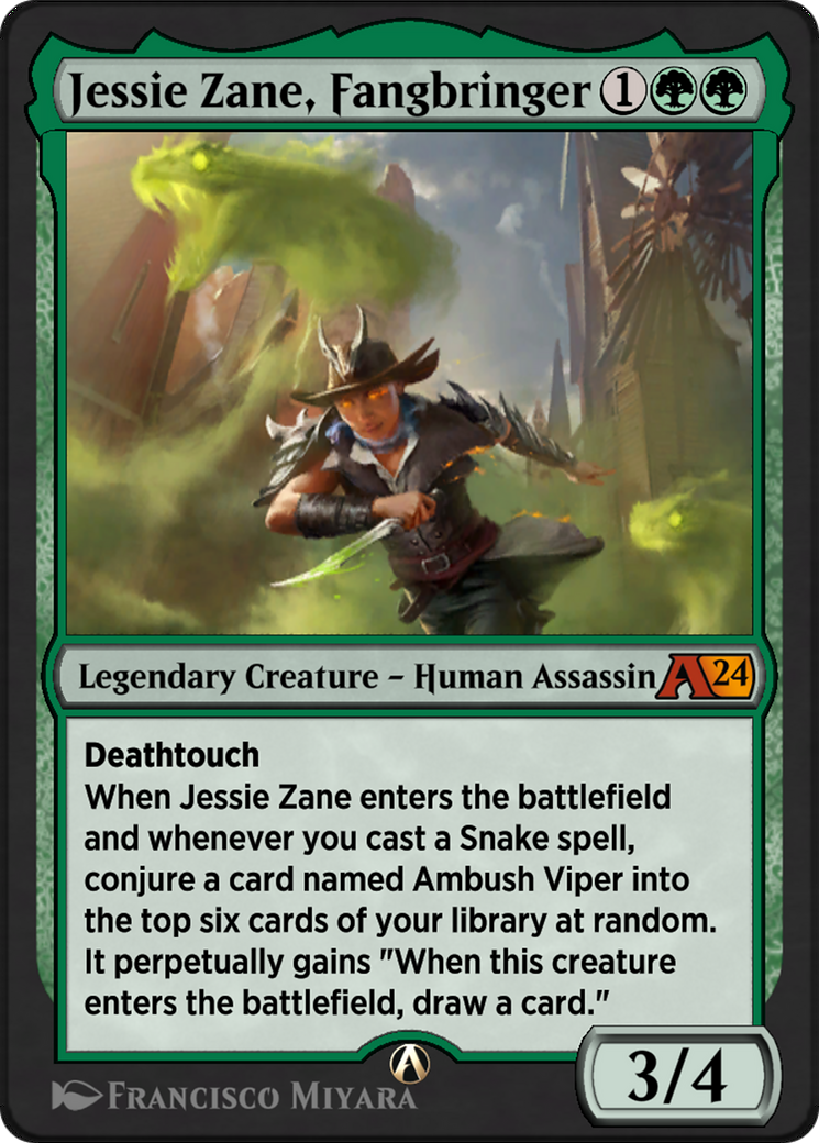Jessie Zane, Fangbringer (YOTJ-017) [Alchemy: Outlaws of Thunder Junction]