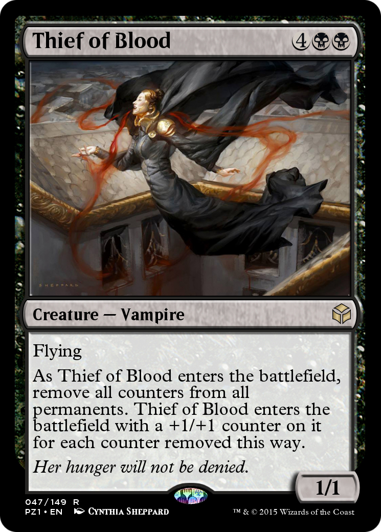 Thief of Blood (PZ1-047) [Legendary Cube Prize Pack]