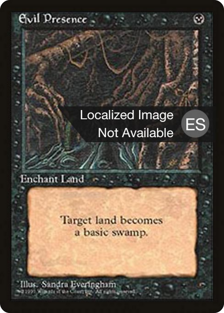 Evil Presence (4BB-136) [Fourth Edition Foreign Black Border]
