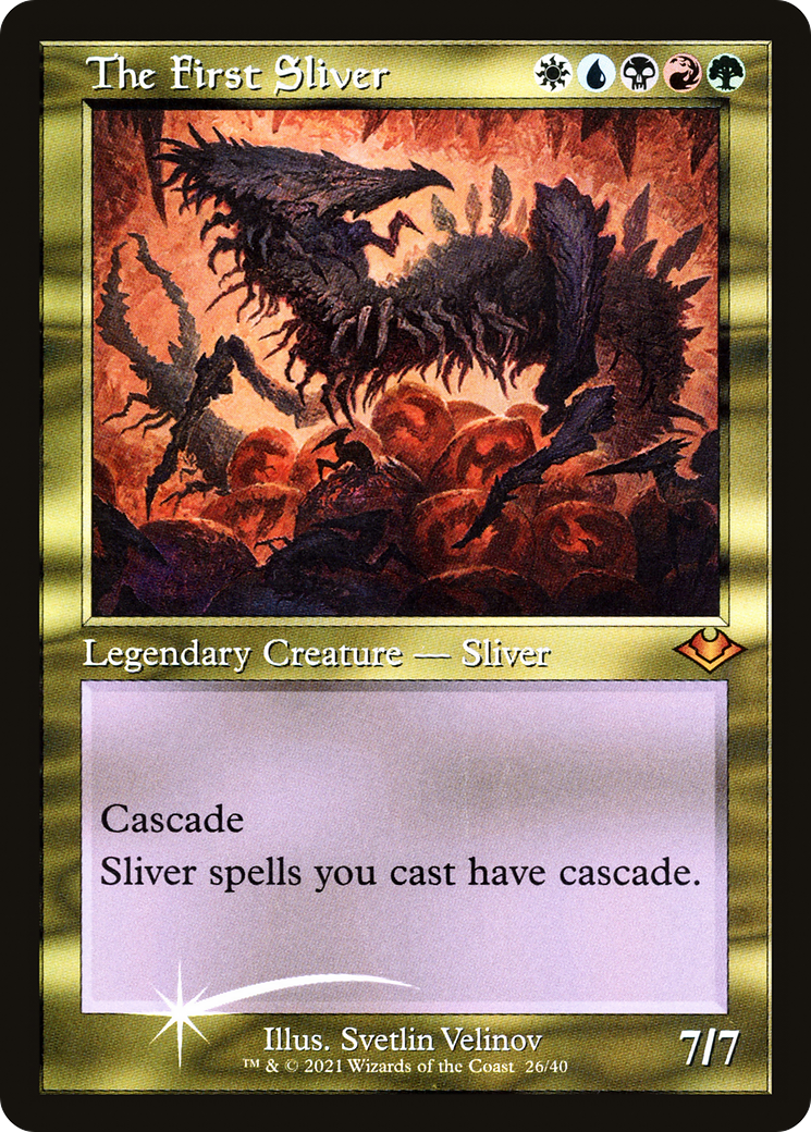 The First Sliver (Retro Frame) (MH1-026) [Modern Horizons 1 Timeshifts] Etched Foil