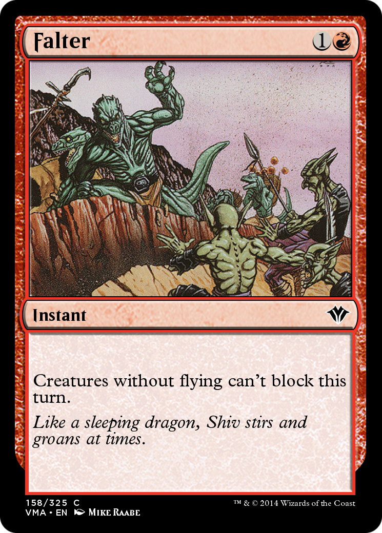 Falter (VMA-158) [Vintage Masters] Foil