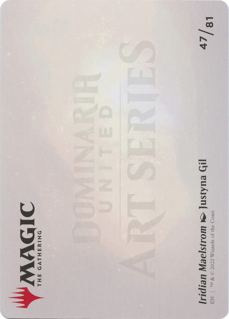 Iridian Maelstrom // Iridian Maelstrom (ADMU-047) (Borderless) [Dominaria United Art Series]