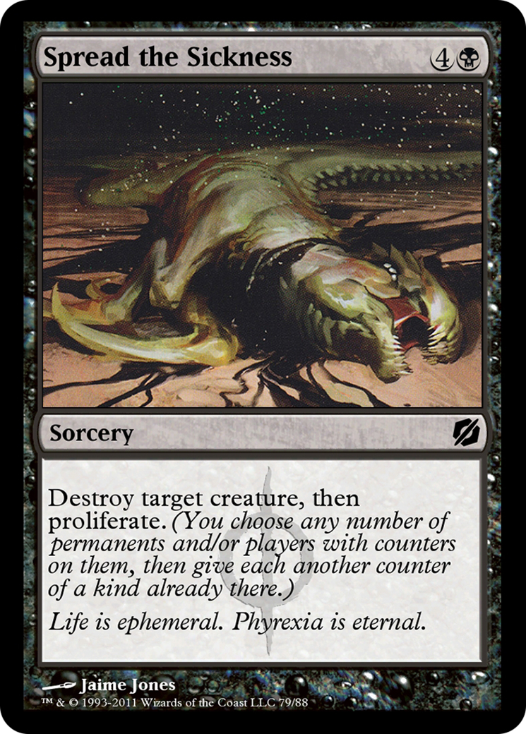Spread the Sickness (TD2-079) [Duel Decks: Mirrodin Pure vs. New Phyrexia]