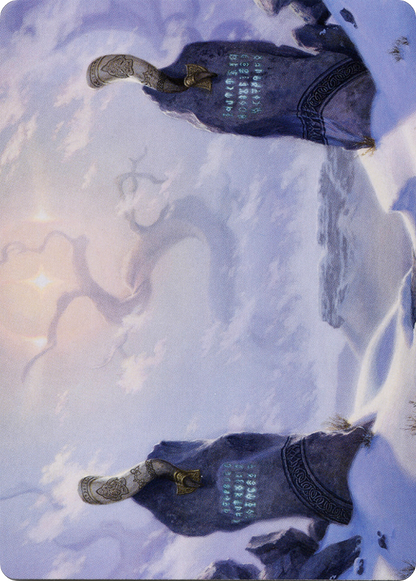 Snow-Covered Plains // Snow-Covered Plains (ASKHM-074) (Borderless) [Art Series: Kaldheim]