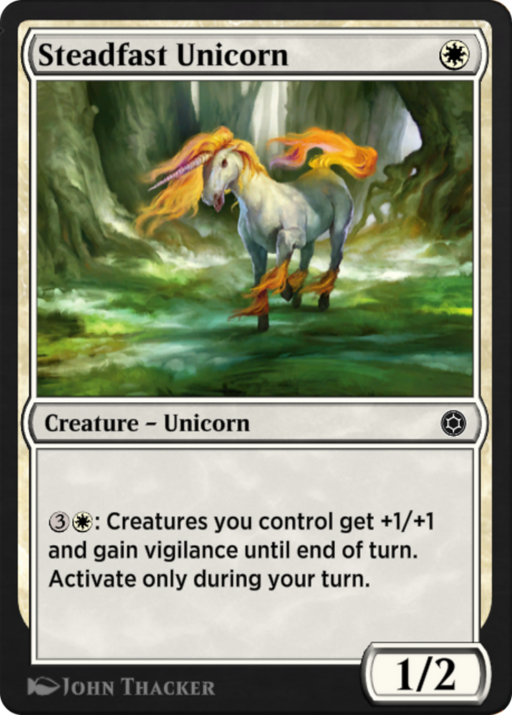 Steadfast Unicorn (HBG-104) [Alchemy Horizons: Baldur's Gate]