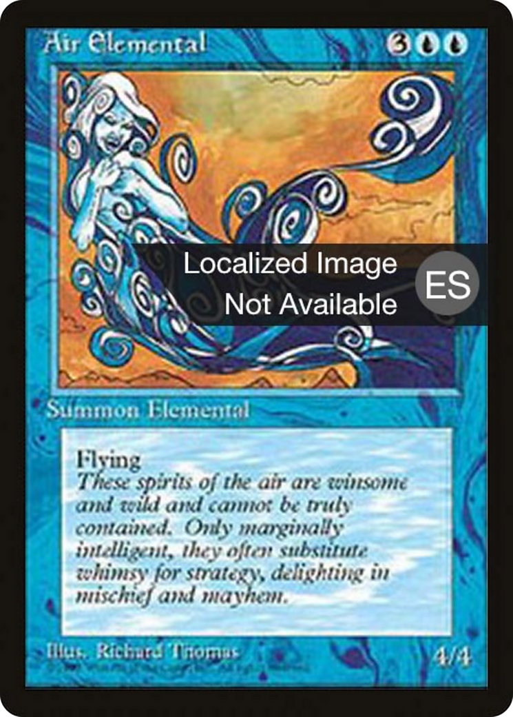 Air Elemental (4BB-059) [Fourth Edition Foreign Black Border]