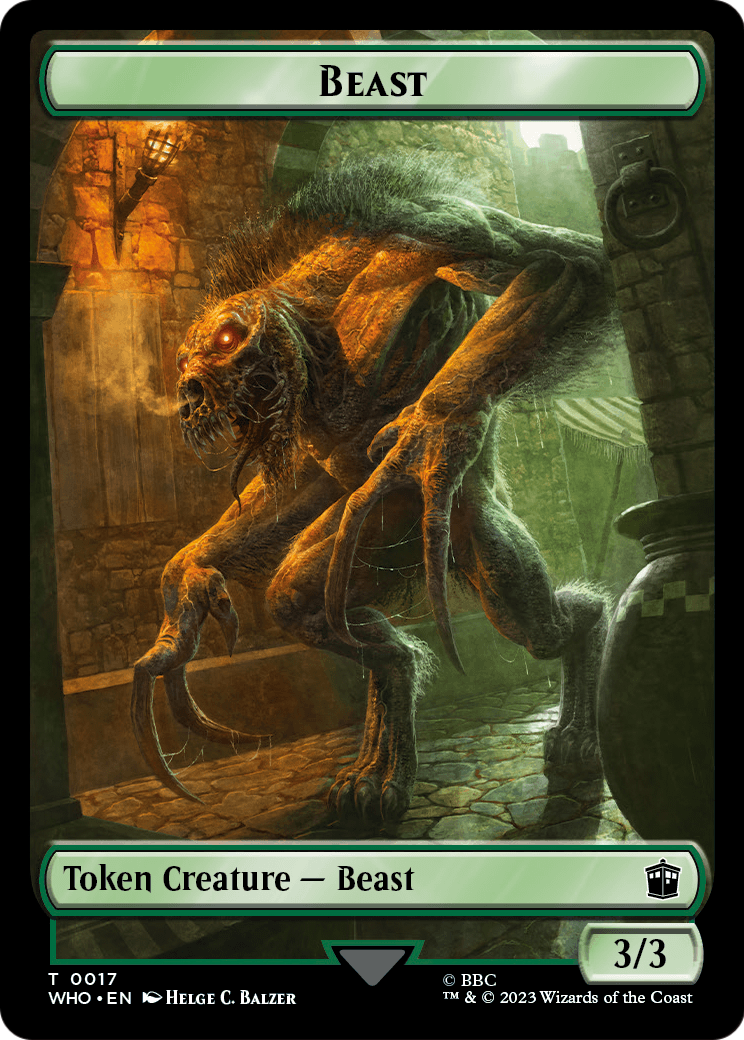 Beast (TWHO-017) [Doctor Who Tokens] Foil
