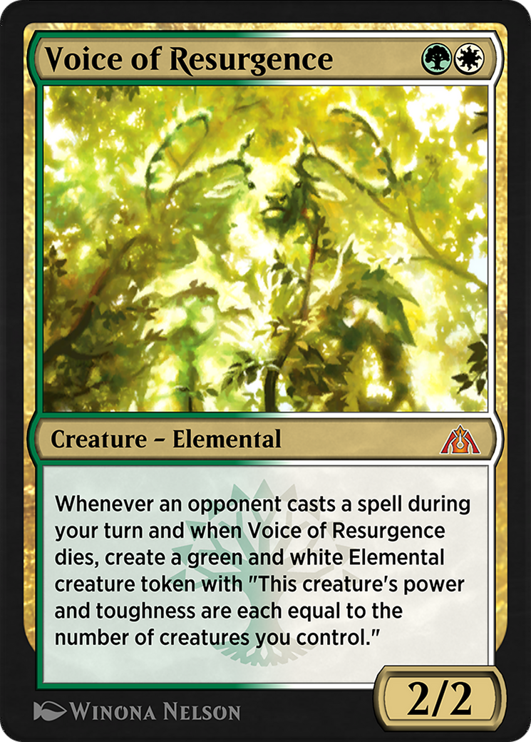 Voice of Resurgence (EA3-014) [Explorer Anthology 3]