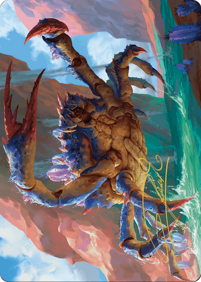 Canyon Crab // Canyon Crab (AOTJ-004) (Borderless) [Outlaws of Thunder Junction Art Series] Foil