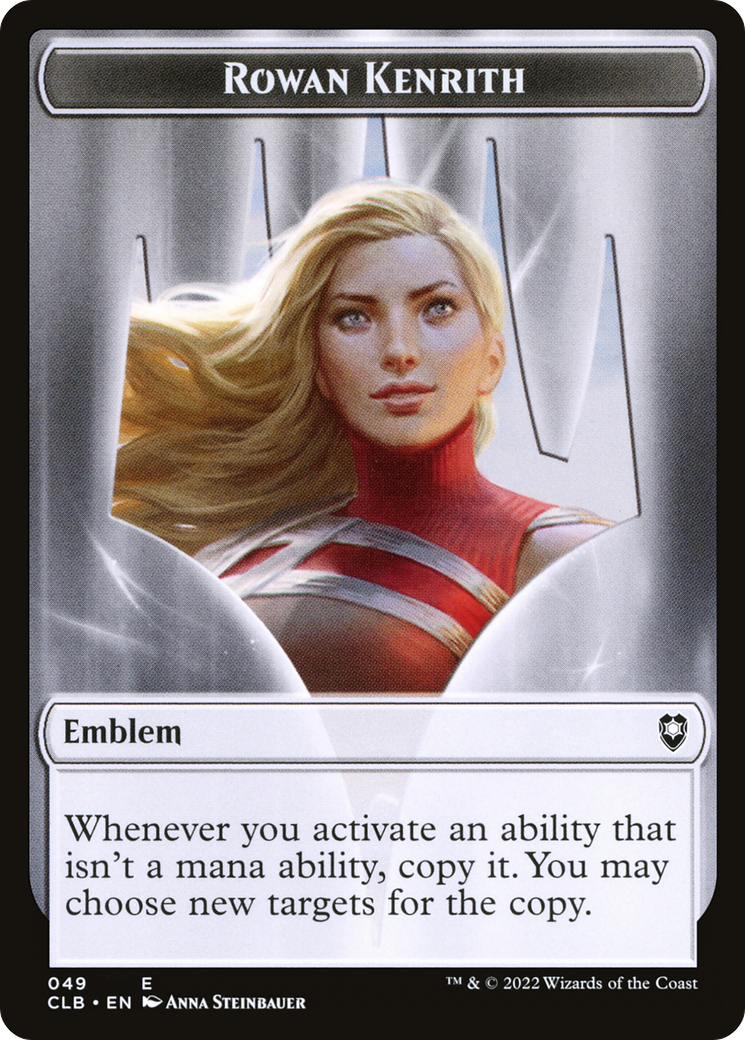 Rowan Kenrith Emblem (TCLB-049) [Battle for Baldur's Gate Tokens]