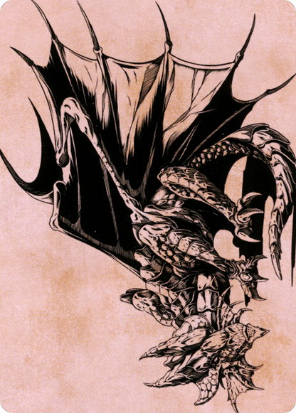 Ancient Copper Dragon // Ancient Copper Dragon (ACLB-052) (Borderless) [Battle for Baldur's Gate Art Series] Foil