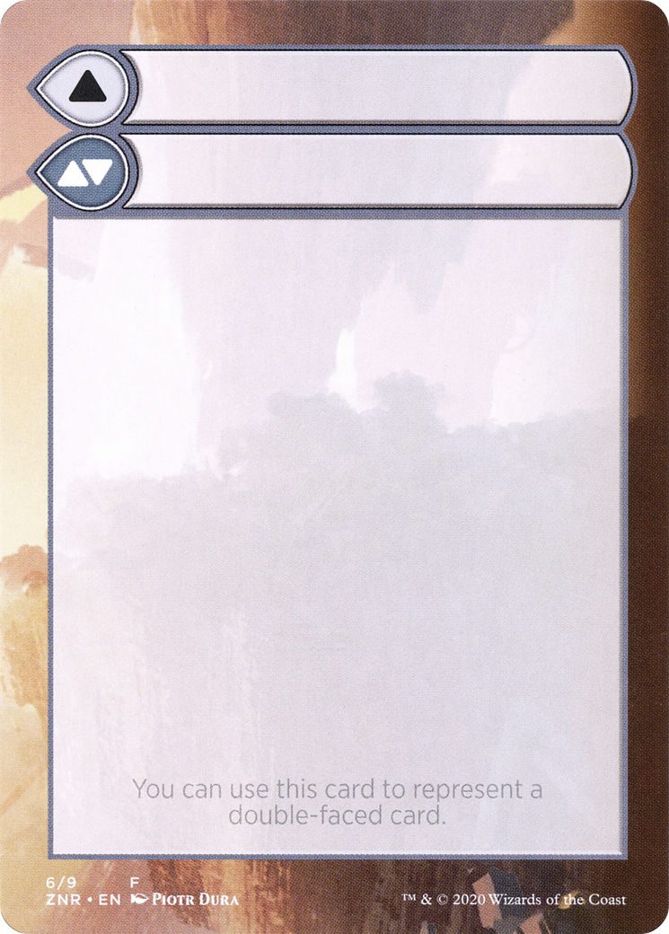 Double-Faced Substitute Card (SZNR-006) (Borderless) [Zendikar Rising Substitute Cards]