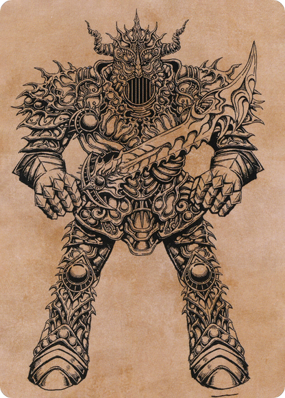 Iron Golem // Iron Golem (AAFR-080) (Borderless) [Adventures in the Forgotten Realms Art Series] Foil