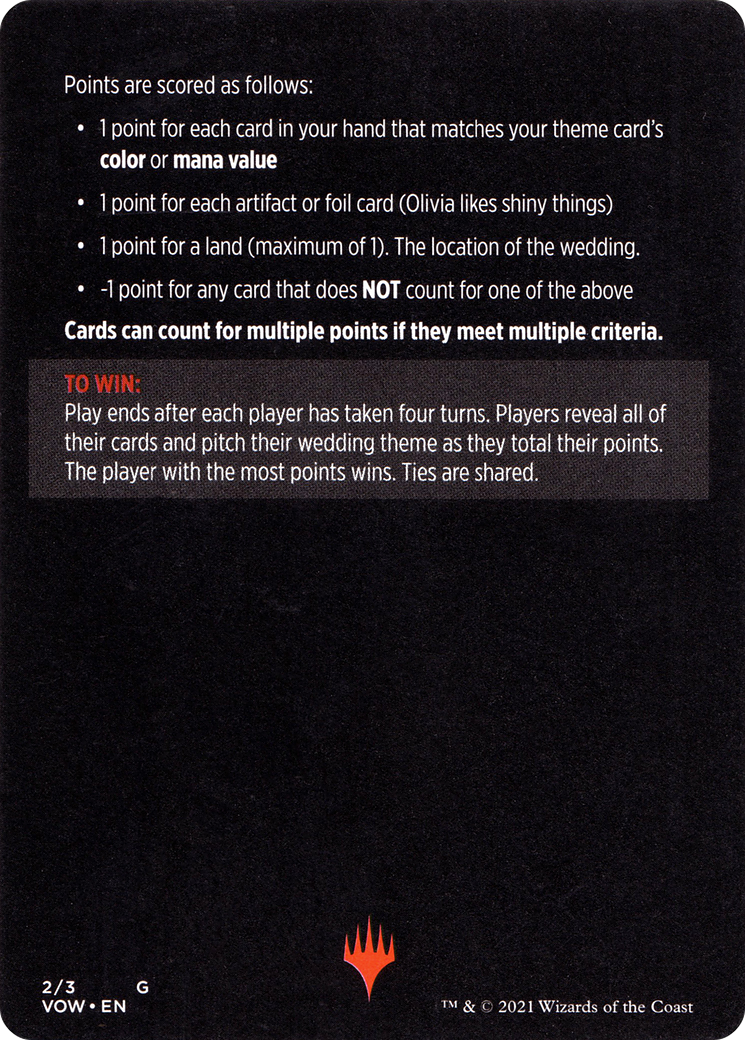 Vampire Wedding Planner // Vampire Wedding Planner (cont'd) (MVOW-002) [Innistrad: Crimson Vow Minigames] Foil