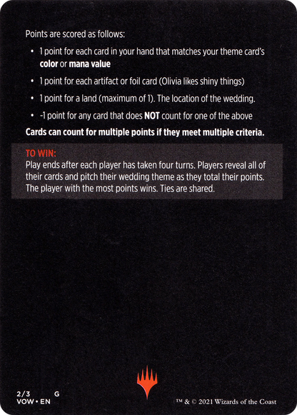 Vampire Wedding Planner // Vampire Wedding Planner (cont'd) (MVOW-002) [Innistrad: Crimson Vow Minigames] Foil