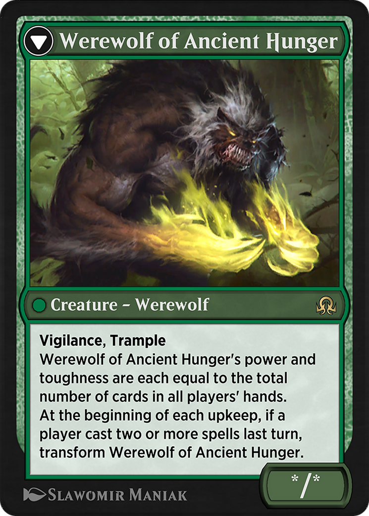 Sage of Ancient Lore // Werewolf of Ancient Hunger (SIR-211) [Shadows over Innistrad Remastered]