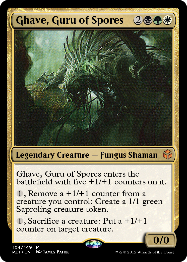 Ghave, Guru of Spores (PZ1-104) [Legendary Cube Prize Pack] Foil