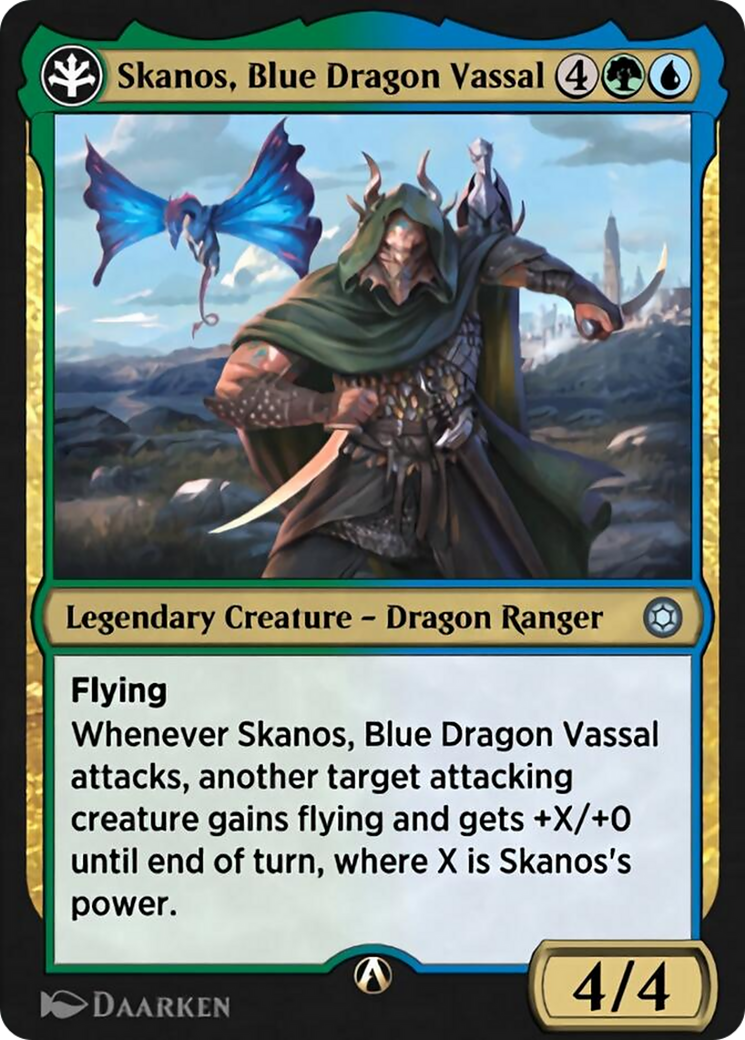 Skanos, Blue Dragon Vassal (HBG-18U) [Alchemy Horizons: Baldur's Gate]
