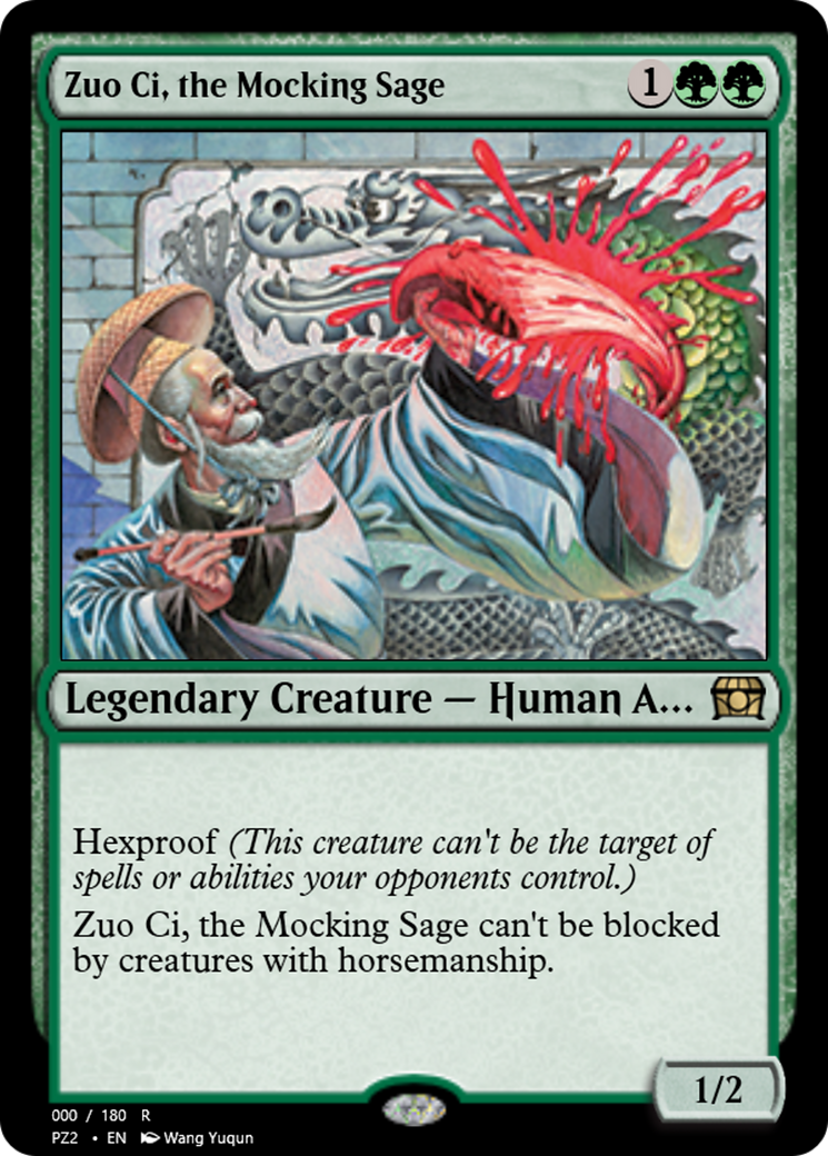 Zuo Ci, the Mocking Sage (PZ2-65805) [Treasure Chest]