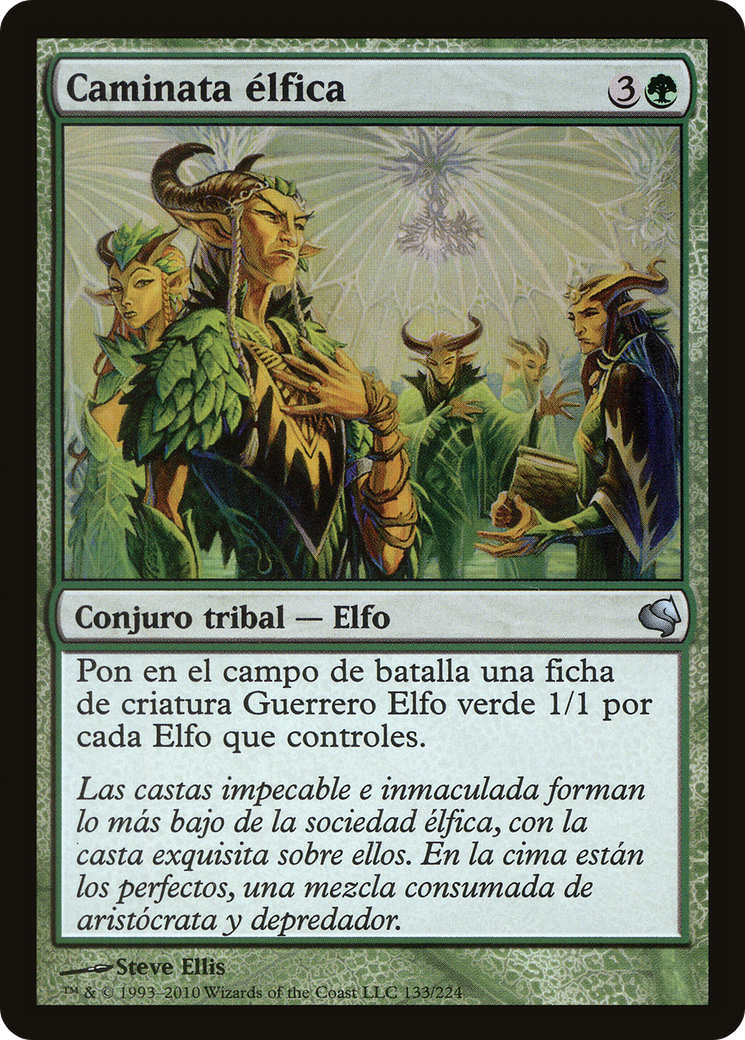 Elvish Promenade (Spanish) - "Caminata elfica" (PS11-133) [Salvat 2011]