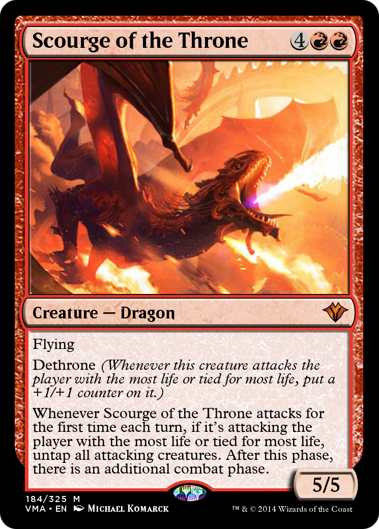 Scourge of the Throne (VMA-184) [Vintage Masters] Foil