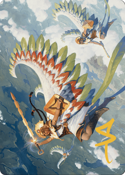 Resplendent Angel // Resplendent Angel (ALCI-005) (Borderless) [The Lost Caverns of Ixalan Art Series]