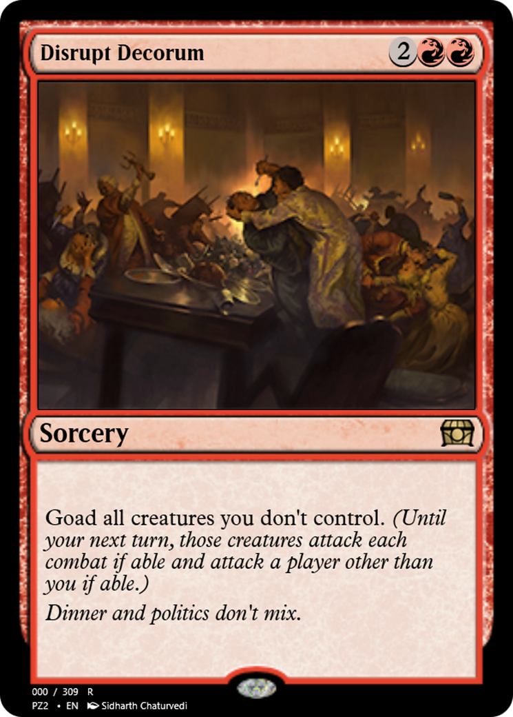 Disrupt Decorum (PZ2-65695) [Treasure Chest]