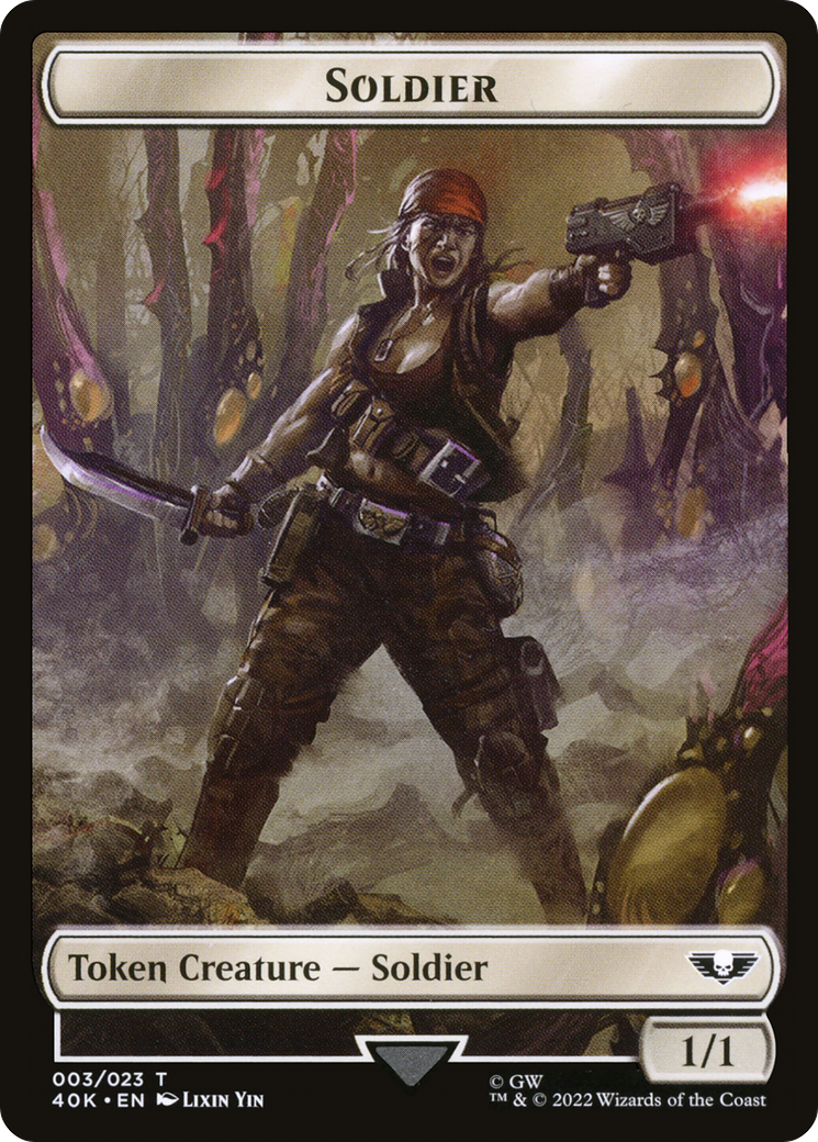 Soldier (T40K-003) [Warhammer 40,000 Tokens]