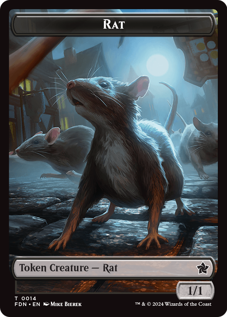 Rat (TFDN-014) [Foundations Tokens] Foil