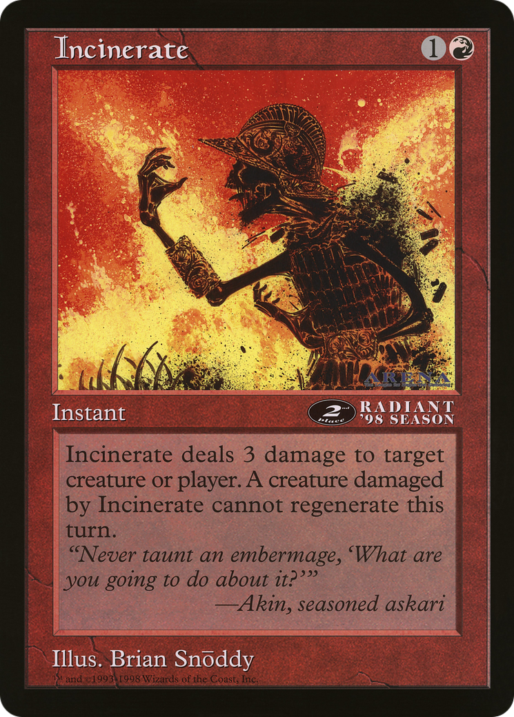 Incinerate (OLEP-043) [Oversized League Prizes]