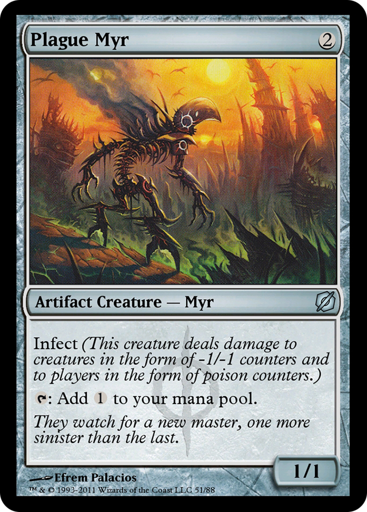Plague Myr (TD2-051) [Duel Decks: Mirrodin Pure vs. New Phyrexia]
