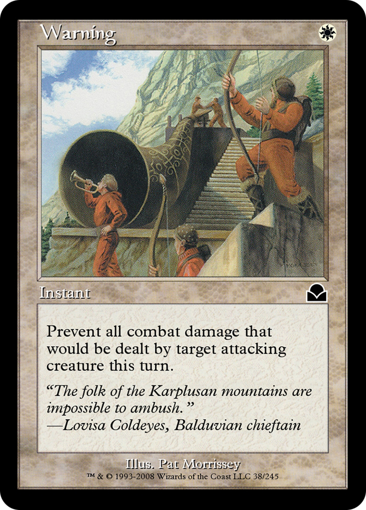 Warning (ME2-038) [Masters Edition II]
