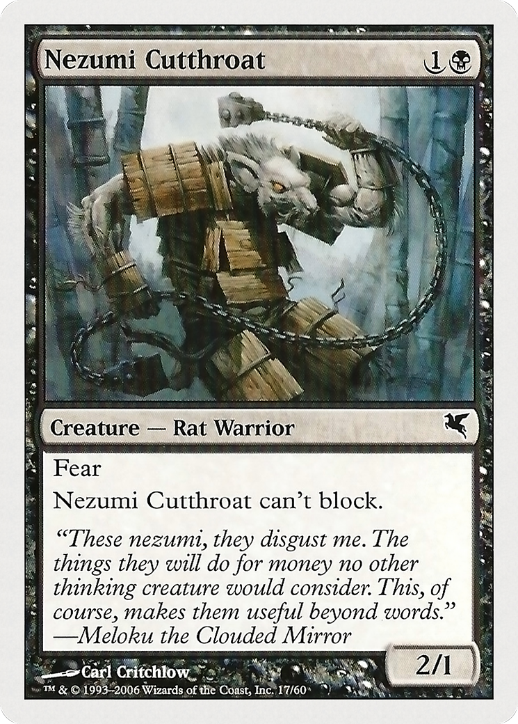 Nezumi Cutthroat (PHUK-017) [Hachette UK]