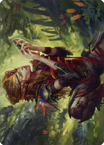 Meria, Scholar of Antiquity // Meria, Scholar of Antiquity (ADMU-050) (Borderless) [Dominaria United Art Series] Foil