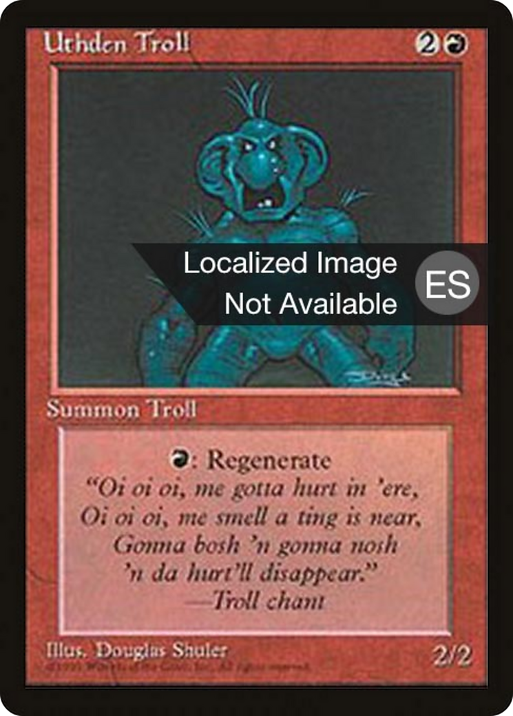 Uthden Troll (4BB-228) [Fourth Edition Foreign Black Border]