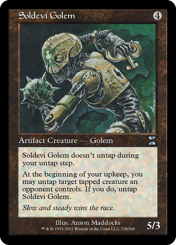 Soldevi Golem (ME4-228) [Masters Edition IV] Foil