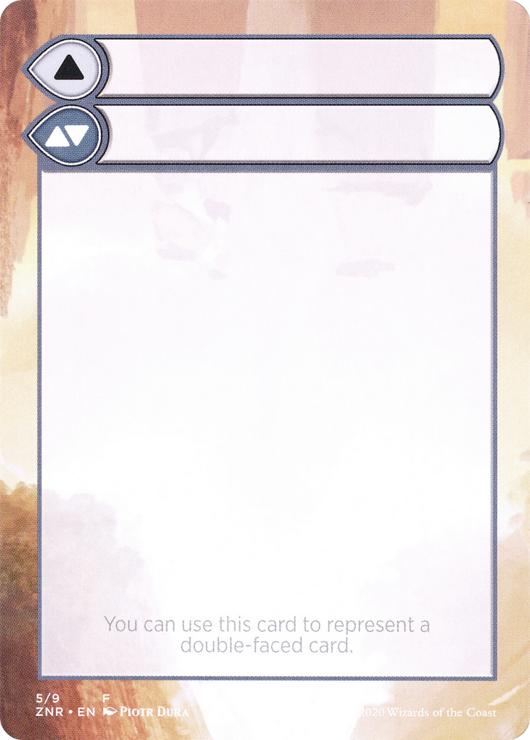 Double-Faced Substitute Card (SZNR-005) (Borderless) [Zendikar Rising Substitute Cards]