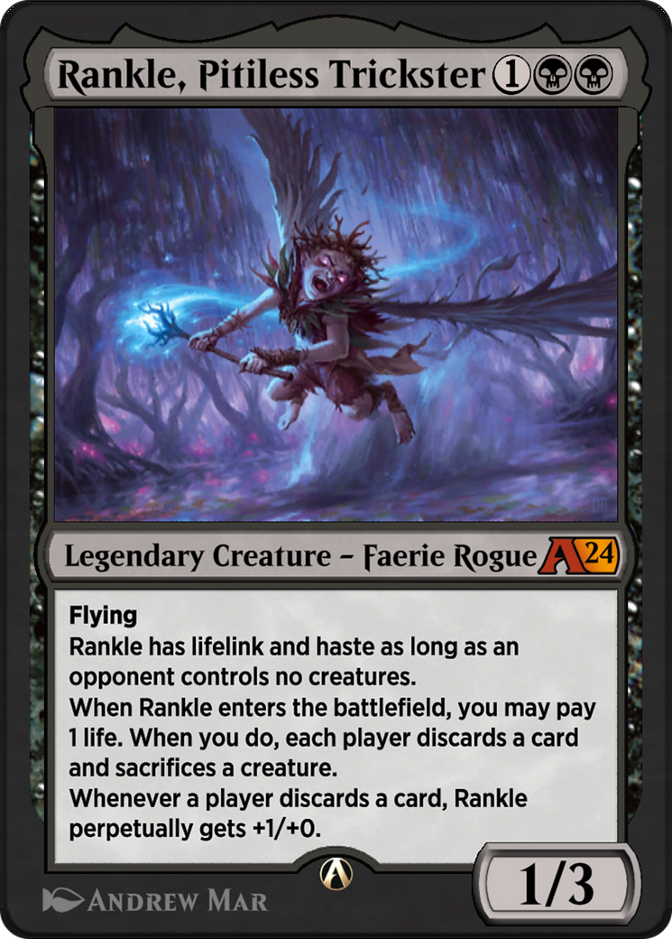 Rankle, Pitiless Trickster (YOTJ-011) [Alchemy: Outlaws of Thunder Junction]