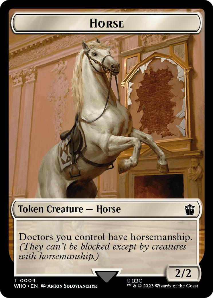 Horse (TWHO-004) [Doctor Who Tokens] Foil