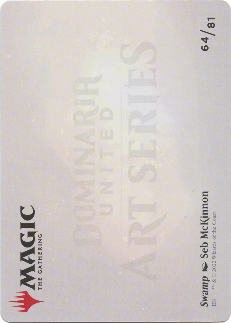 Swamp // Swamp (ADMU-064) (Borderless) [Dominaria United Art Series]